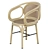 Sleek 3D Contour Armchair 3D model small image 1