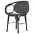 Sleek 3D Contour Armchair 3D model small image 4