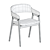 Sleek Savis Dining Chair 3D model small image 5