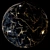 Elegant Marble-Black Gold Slabs 3D model small image 4