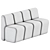 Modular Flex Seating by Bobby 3D model small image 4