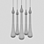 Elegant Chrome Suspension - Asmer 07860-5A 3D model small image 2