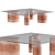 CERCHI | Glass-Top Side Table 3D model small image 2