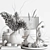 Stylish Decor Set: 3ds Max & VRay 3D model small image 6