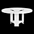 Halley Dining Table: Stylish Design, Parisian Elegance 3D model small image 4