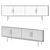 Elegant Kenton Sideboard - 2013 Vintage 3D model small image 2