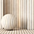 6-Color 4k Seamless Stripe Wallpaper Collection 3D model small image 2