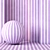 6-Color 4k Seamless Stripe Wallpaper Collection 3D model small image 6