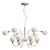 Elegant Aida I Chandelier 3D model small image 1