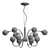 Elegant Aida I Chandelier 3D model small image 2