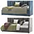 Cozy Corner Bed: Comfy & Compact Design 3D model small image 4