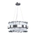 Crystal Chandelier Light with Adjustable Height 3D model small image 1