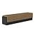 Modern Urban Bench: Stylish and Functional 3D model small image 3