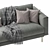 Classic Design Sofa by Calligaris: Rod 3D model small image 4