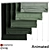 Animated Roman Blind: Adjustable & Multifunctional 3D model small image 1