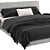 Meridiani Stone Up Bed: Sleek and Stylish Design 3D model small image 2