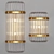 Elegant Crystal Wall Sconce 3D model small image 1