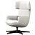 Sleek BOconcept Trento Armchair 3D model small image 1