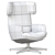 Sleek BOconcept Trento Armchair 3D model small image 6