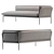 Sleek Trace Sofa: Contemporary, Space-saving Design 3D model small image 1