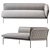 Sleek Trace Sofa: Contemporary, Space-saving Design 3D model small image 2