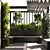 Lushscape: Pergola Rooftop Furniture 3D model small image 4