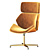 Elegant Aura Cross Soro Chair 3D model small image 1