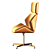 Elegant Aura Cross Soro Chair 3D model small image 4