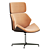 Elegant Aura Cross Soro Chair 3D model small image 8
