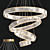 Crystal Round Ring Pendant Lamp 3D model small image 2