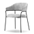 Elegant Signorina Dining Chair 3D model small image 1
