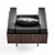 Elegant Minotti Brasilia Armchair: Luxury and Comfort 3D model small image 5