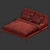 Elegant Bretton Bed: Timeless Comfort 3D model small image 3