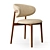 Elegant Oleandro Chairs by Calligaris 3D model small image 3