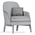 Modern Metzler Lounge Armchair 3D model small image 3