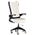 ErgoComfy Office Chair 3D model small image 2