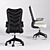 ErgoComfy Office Chair 3D model small image 4
