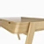 Sleek Shelter Desk: Modern Design 3D model small image 3