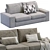 Modern Kivik Sofa: Elegant and Stylish 3D model small image 5