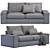 Modern Kivik Sofa: Elegant and Stylish 3D model small image 7
