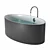 Elegant BICOLOUR Silhouette Bath 3D model small image 1