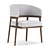 Sleek Mark Aster Dining Chair 3D model small image 4