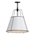 Sleek Conical Pendant Light 3D model small image 1