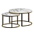 Nordic Luxe Coffee Table Set 3D model small image 4