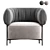 Sleek Calligaris QUADROTTA Sofa 3D model small image 3