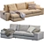 Stylish Kivik Sofa by Ikea 3D model small image 2