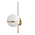 Eleganzo Gold Modern Wall Sconce 3D model small image 1