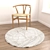 Round Rugs Set: Versatile Textured Designs 3D model small image 6