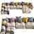 Pixel N_7: Stylish and Spacious 3D Furniture Set 3D model small image 6
