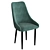 Modern Metal Dining Chair 3D model small image 1